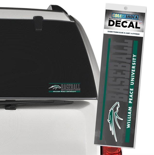William Peace University Peace Pacers Baseball Decal