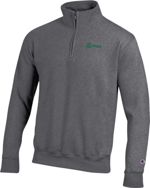 William Peace University 1/4 Zip Powerblend Jacket