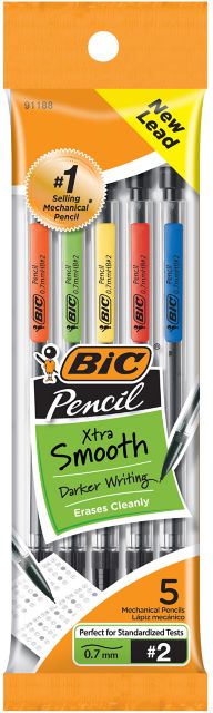 MECHANICAL PENCIL .7MM 5PK BIC